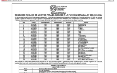 Comunicado CNL 9.1.2024 (Diario El Peruano / Diario La República)