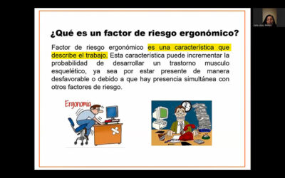 Se realizó conferencia sobre ergonomía