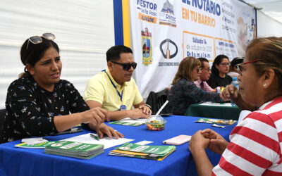 El Notario en tu Barrio atendió a casi 180 vecinos del Rímac