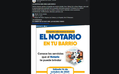 Notarios en el Rímac (Facebook Municipalidad del Rímac)